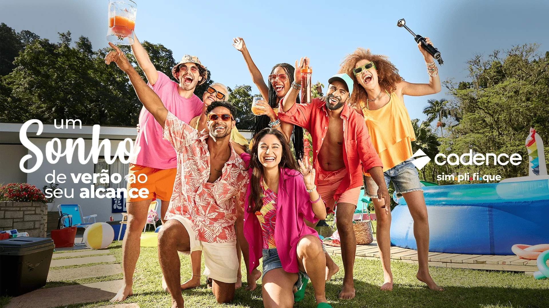 Cadence colore o verão em campanha criada pela Free