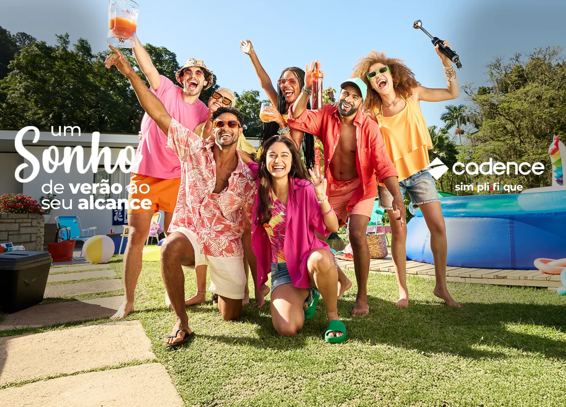 Cadence colore o verão em campanha criada pela Free