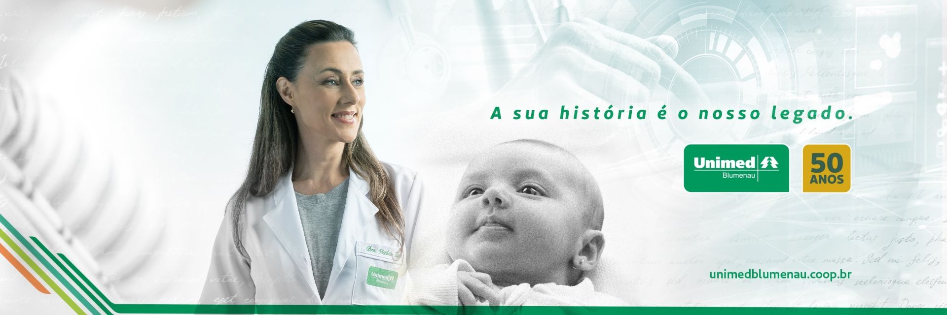  Com filme histórico, Unimed Blumenau comemora 50 Anos com campanha da Free