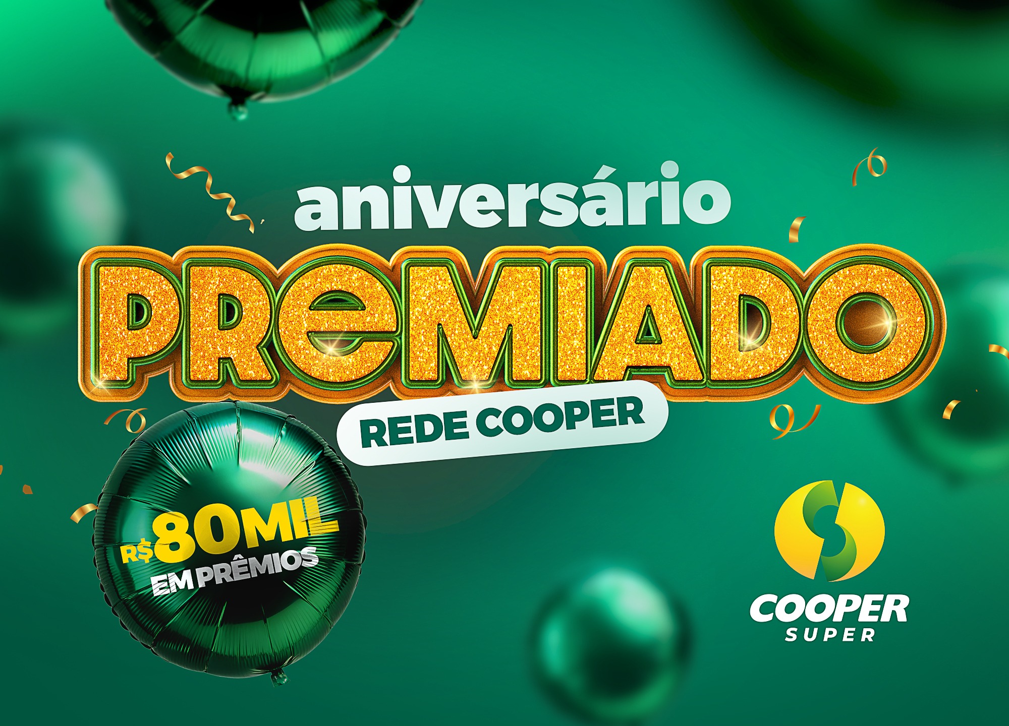 Aniversário Premiado Rede Cooper