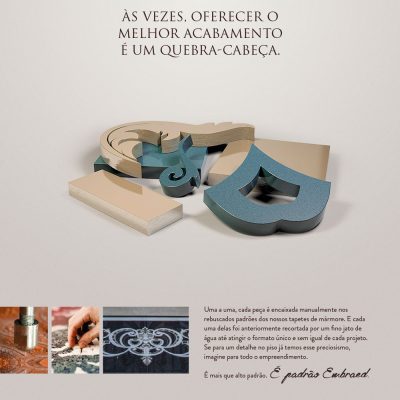 Premiação para campanha dos detalhes dos empreendimentos Embraed