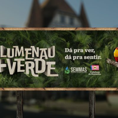 Blumenau é a cidade catarinense com maior cobertura nativa preservada, e nesse junho verde a SEMMAS - Secretaria de Meio Ambiente e Sustentabilidade - apostou em um campanha para valorizar os esforços em prol da preservação ambiental na cidade. A campanha Blumenau + Verde, criada pela Free contou com estratégias on e off-line em um mix variado. Em OOH o destaque foi para a instalação do outdoor vazado que usa a própria natureza da cidade como plano de fundo, chamando a atenção de transeuntes e motoristas. Já as estratégias digitais, além de disseminar a mensagem, levaram leitores ao hotsite onde descobriram números importantes acerca do cuidado com animais silvestres, doação e plantio de mudas nativas, cuidados com os parques municipais e mais.